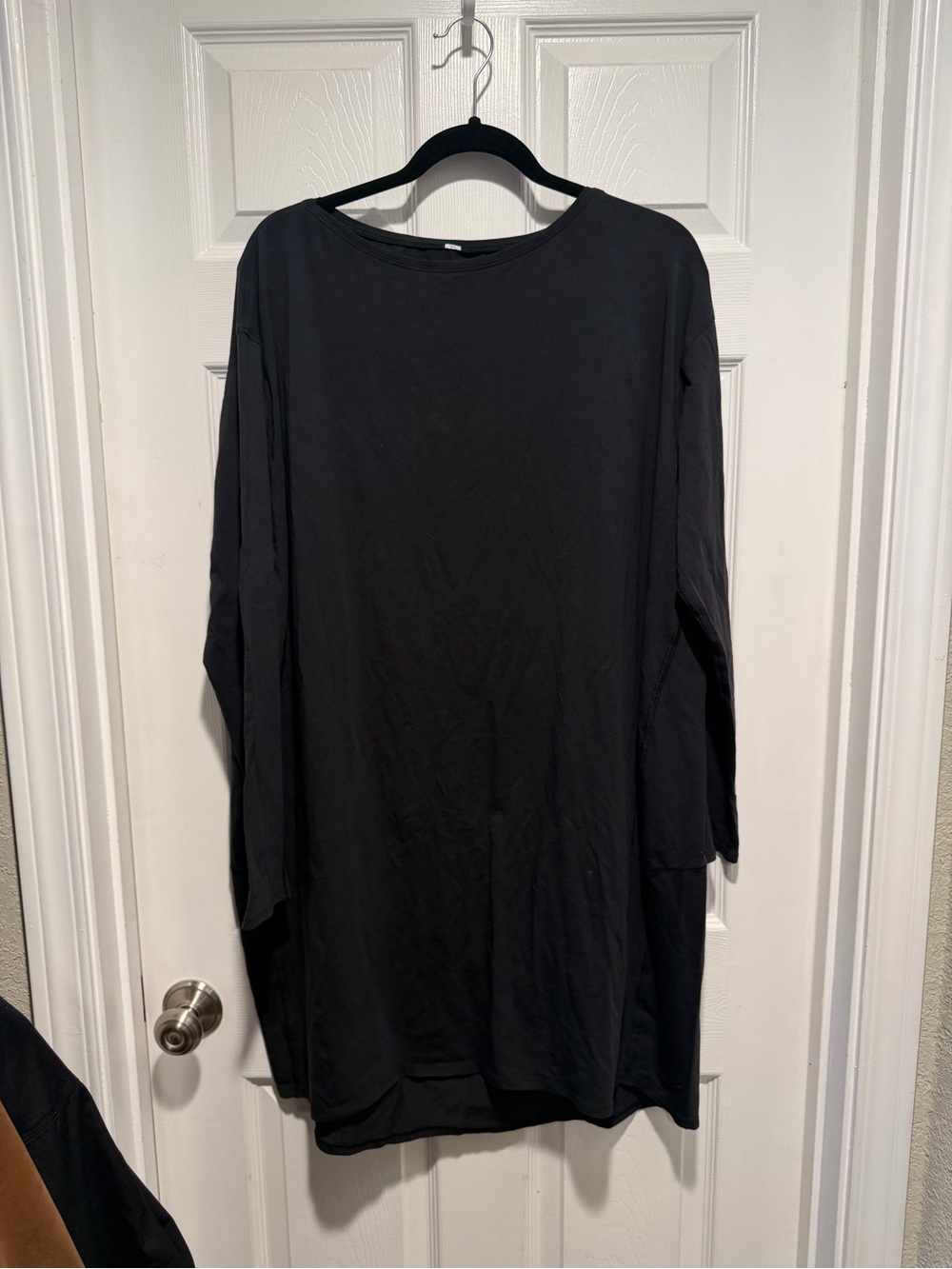 Lululemon Black Long-Sleeve shirt dress